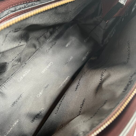 Calvin Klein Adeline Triple Compartment Tote, Brunette - Picture 8 of 11